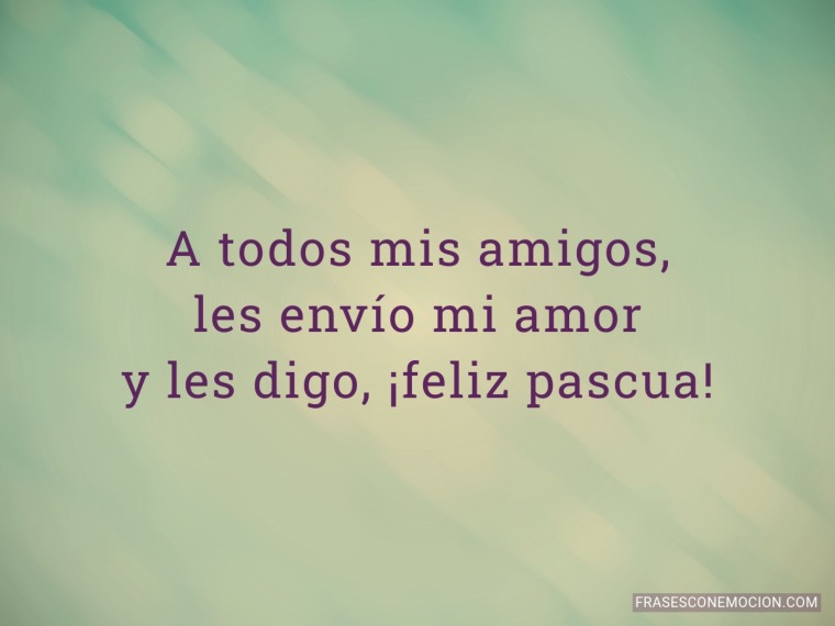 A todos mis amigos...