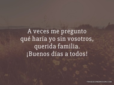 A veces me pregunto qué...