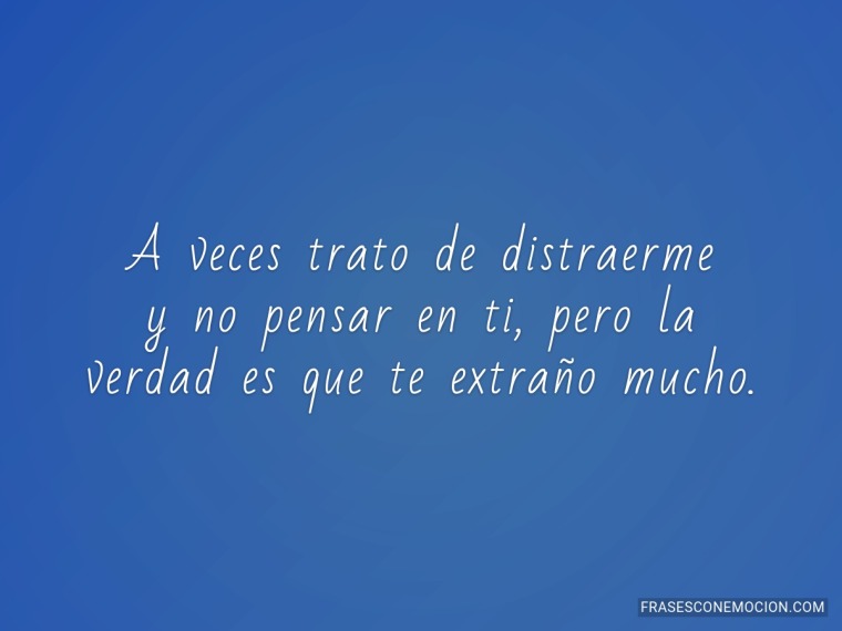 A veces trato...