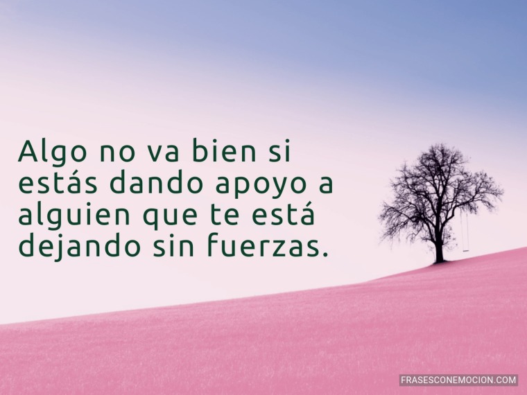 Algo no va bien si...