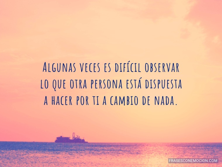 Algunas veces es difícil...