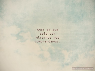 Amor es que solo...