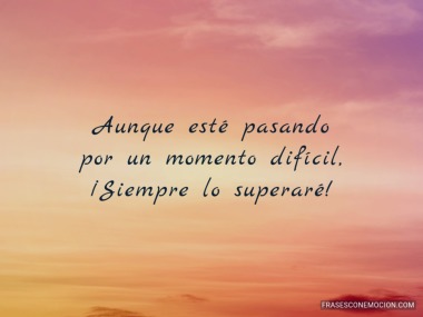 Aunque esté pasando...