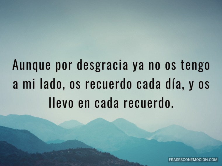 Aunque por desgracia...