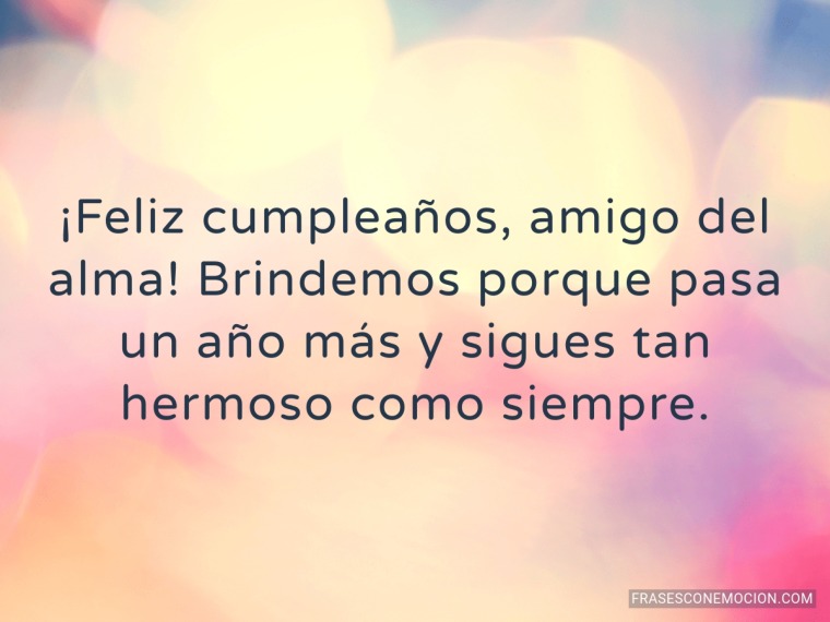 Brindemos porque pasa un...