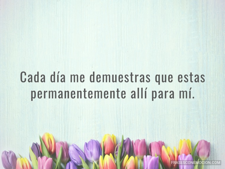 Cada día me demuestras...