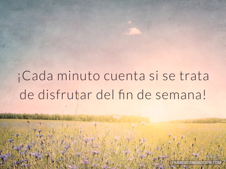 Cada minuto cuenta...