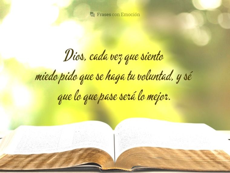 Cada vez que siento miedo...