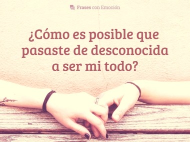 Cómo es posible...
