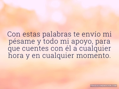Con estas palabras te envío...