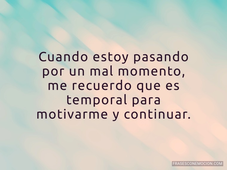 Cuando estoy pasando...