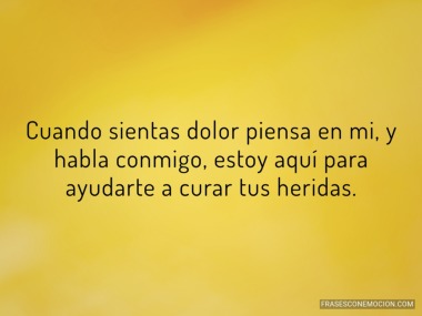 Cuando sientas dolor piensa...