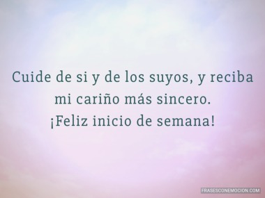Cuida de ti y de...