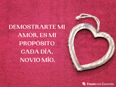 Demostrarte mi amor es...