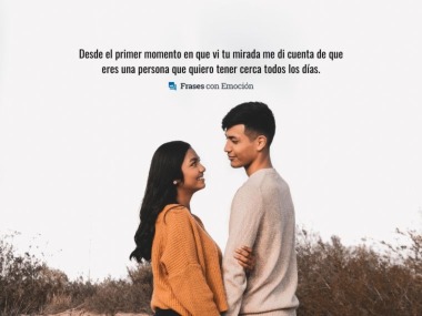 Desde el primer momento...