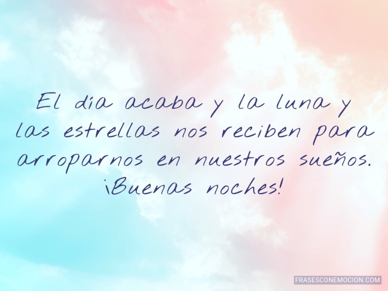 El día acaba y la luna...