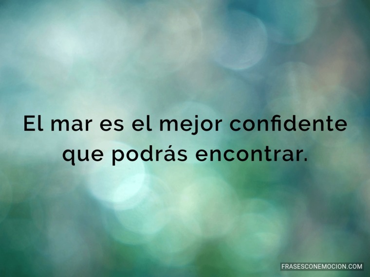 El mar es...