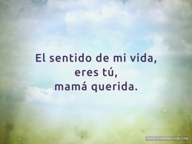 El sentido de mi vida...