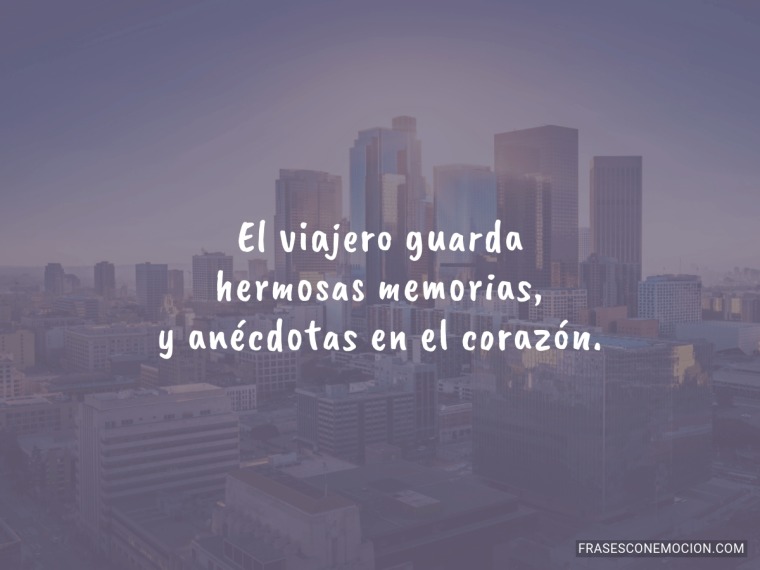 El viajero guarda...