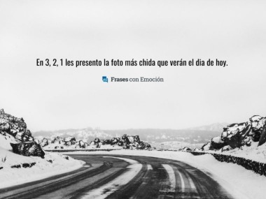 En 3, 2, 1 les presento...