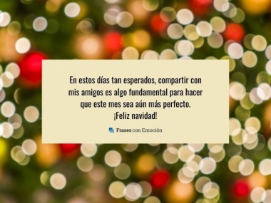En estos días tan esperados...