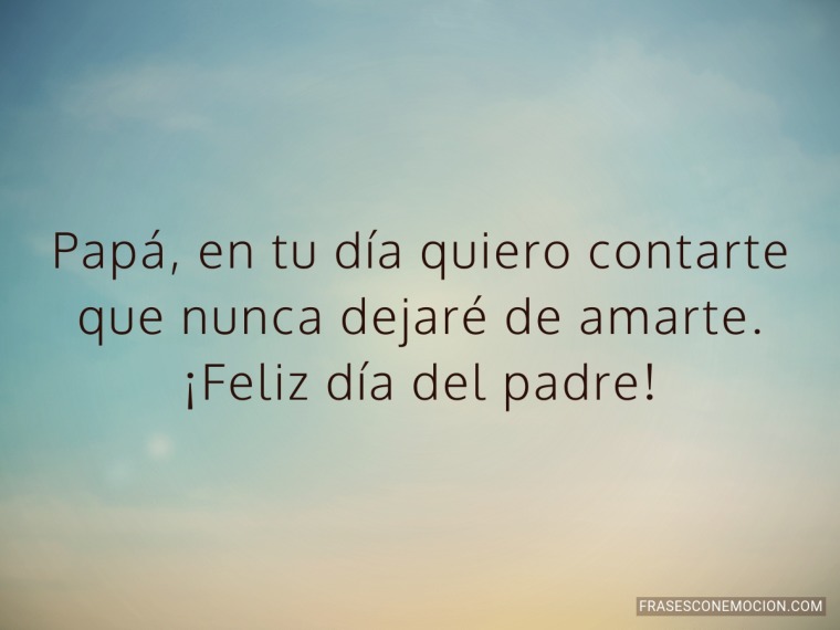 En tu día quiero contarte...