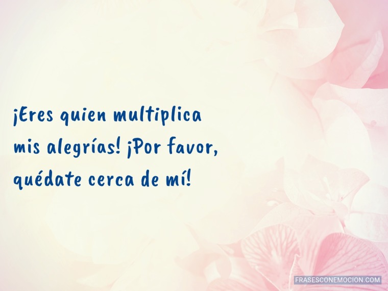 Eres quien multiplica...