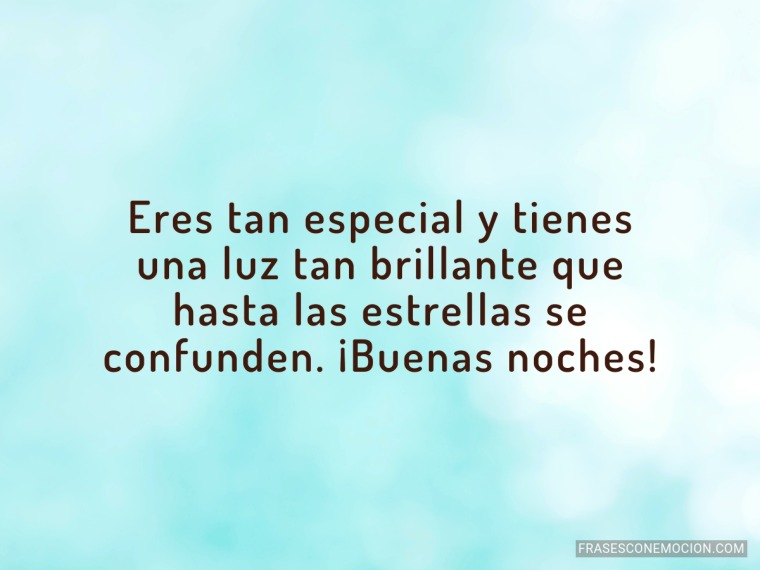 Eres tan especial...