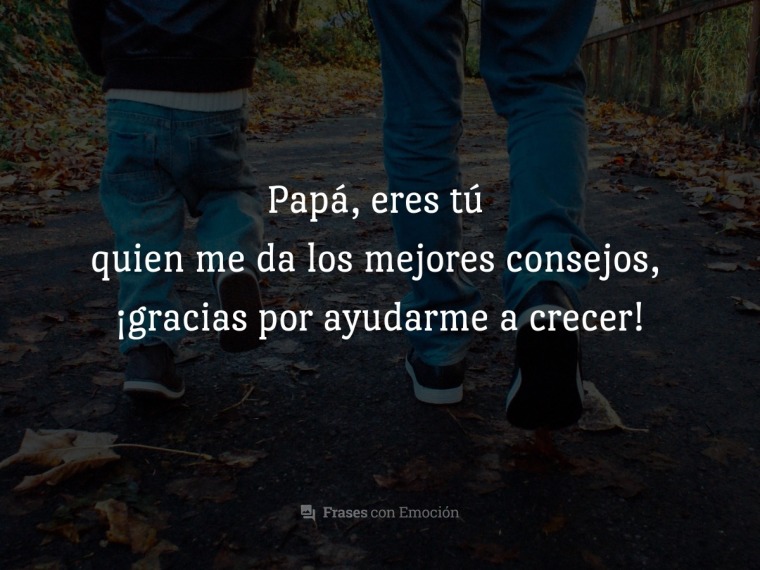 Eres tú quien me da...