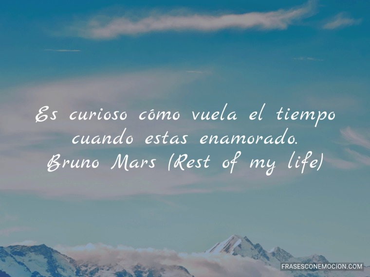 Es curioso cómo vuela...