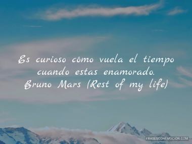 Es curioso cómo vuela...