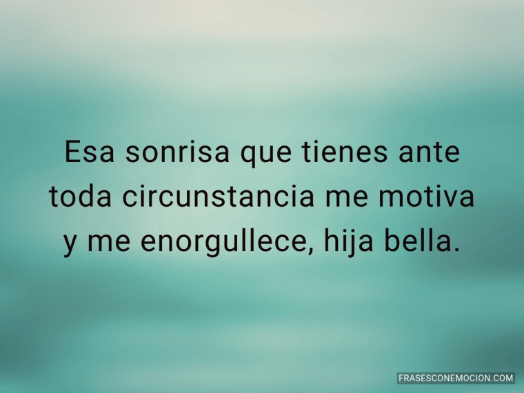 Esa sonrisa que tienes...