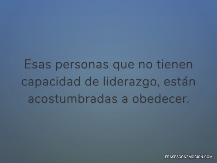 Esas personas que no tienen...