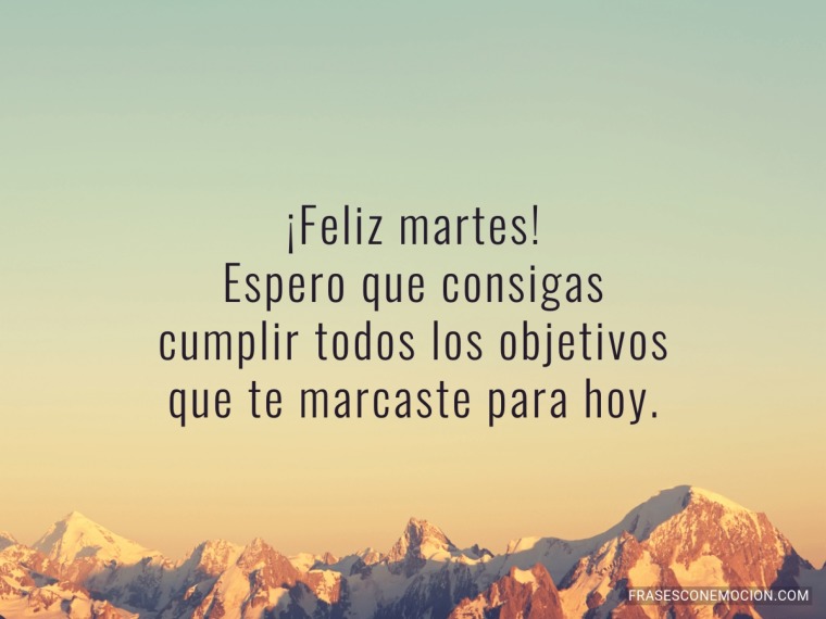 Espero que consigas...