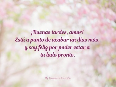 Está a punto de acabar un día...