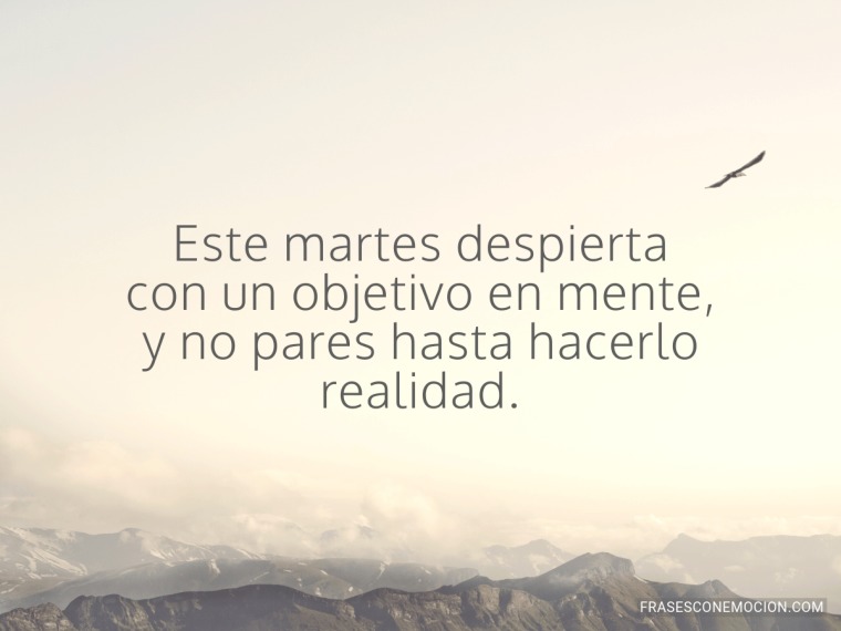 Este martes despierta...