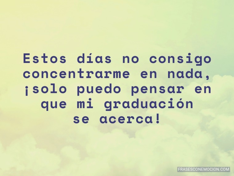 Estos días no consigo...
