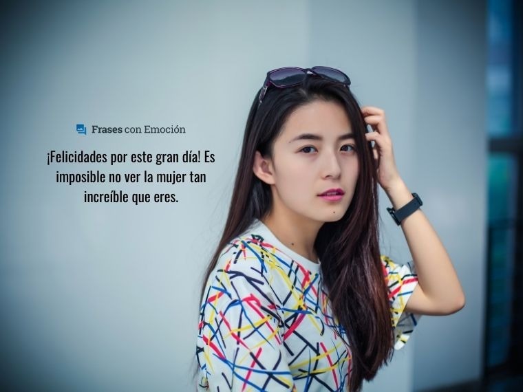 Felicidades por este gran día...