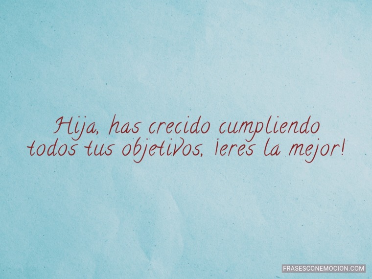 Has crecido cumpliendo...