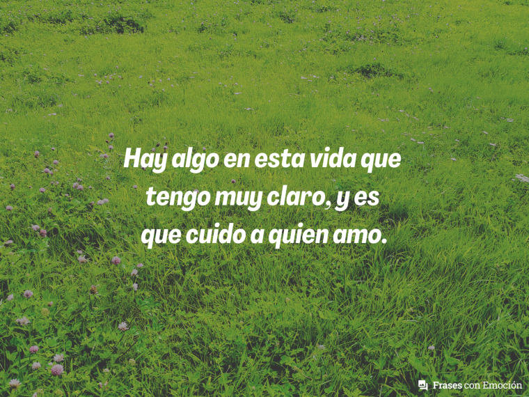 Hay algo en esta vida que tengo...