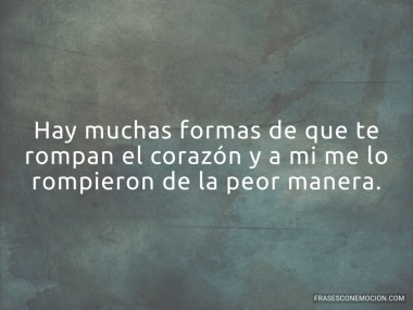 Hay muchas formas de que...