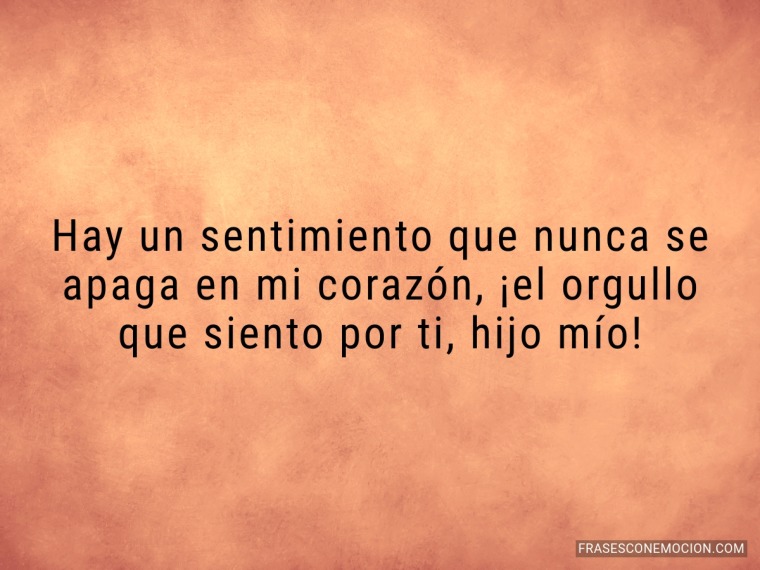 Hay un sentimiento que nunca