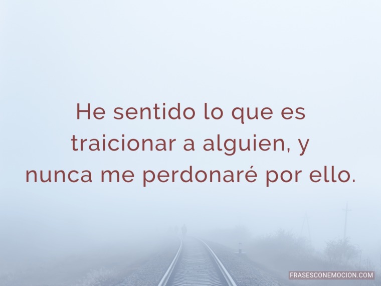 He sentido lo que es...