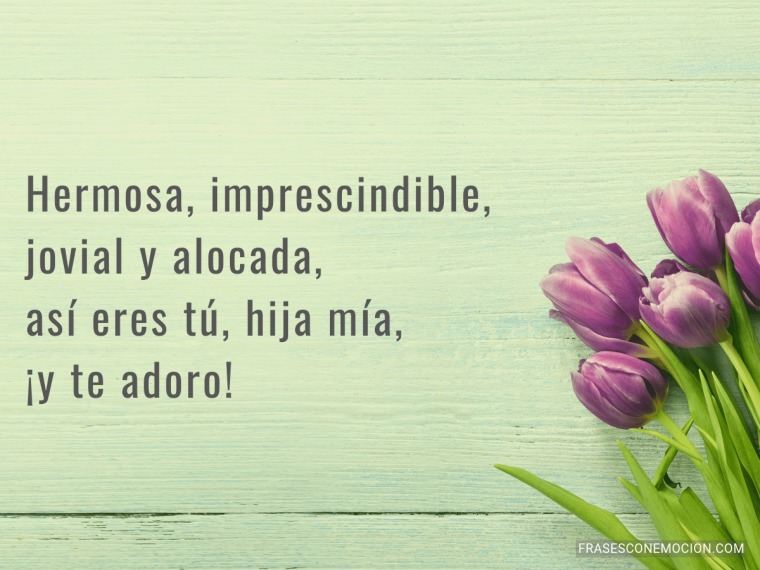 Hermosa, imprescindible...