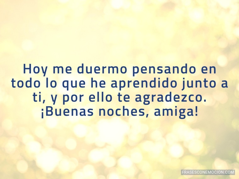 Hoy me duermo pensando...