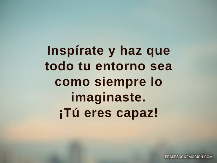 Inspírate...