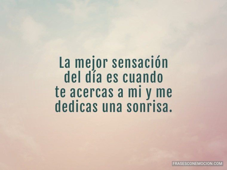 La mejor sensación...