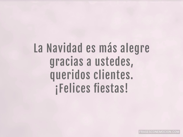 La Navidad es más alegre...