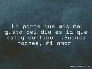 La parte que más me gusta...