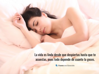 La vida es linda desde que...